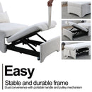 [Video] Welike 24.5"W Sleeper sofa bed, convertible chair 4 in 1 multifunctional folding sleeper sofa bed pull out sleeper sofa bed with adjustable backrest, single bed chair for small spaces - Atlantic Fine Furniture Inc