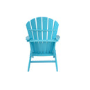 UM HDPE Resin Wood Adirondack Chair - Blue - Atlantic Fine Furniture Inc