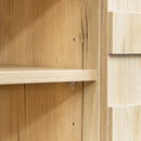 Mid-century modern TV cabinet wooden TV console media cabinet with storage space and brown home entertainment center for living room, bedroom and office,oak - Atlantic Fine Furniture Inc