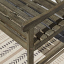 Renaissance Outdoor Patio 5-foot Hand-scraped Wood Garden Bench - Atlantic Fine Furniture Inc