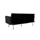 Square arm sleeper sofa Black VELVET ***Not available for sale on Walmart*** - Atlantic Fine Furniture Inc