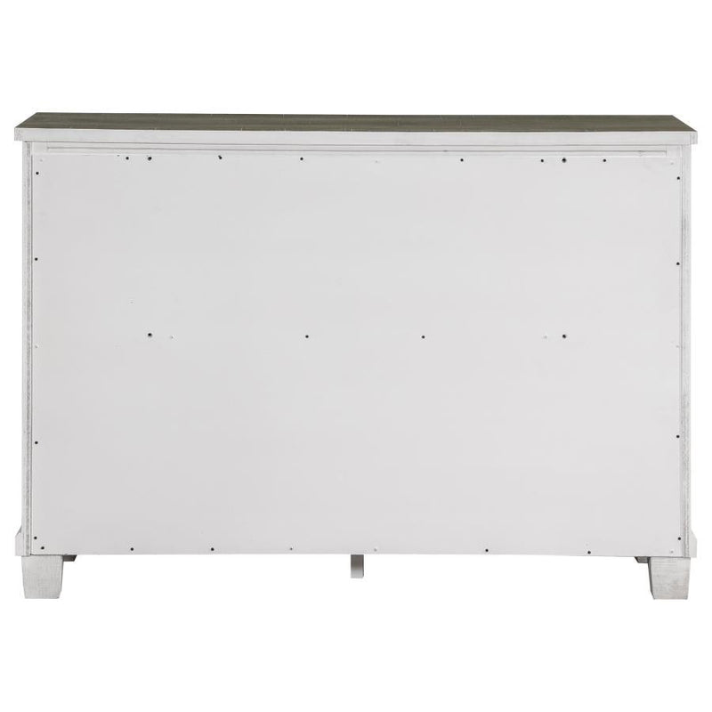 Lilith - 7-Drawer Dresser - Distressed White