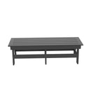 HDPE Dining  Bench, Gray - Atlantic Fine Furniture Inc