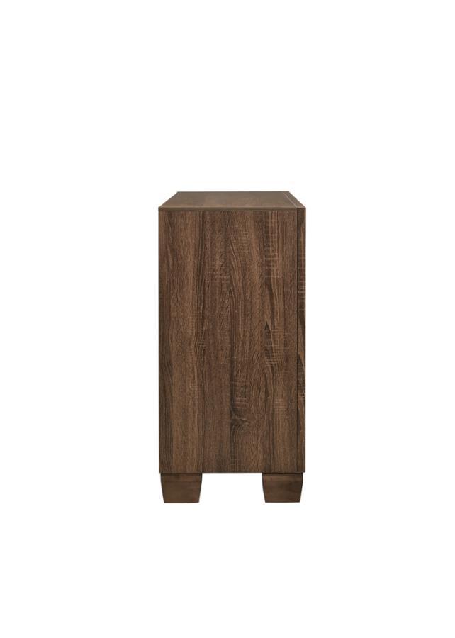 Brandon - 6-Drawer Dresser - Warm Brown