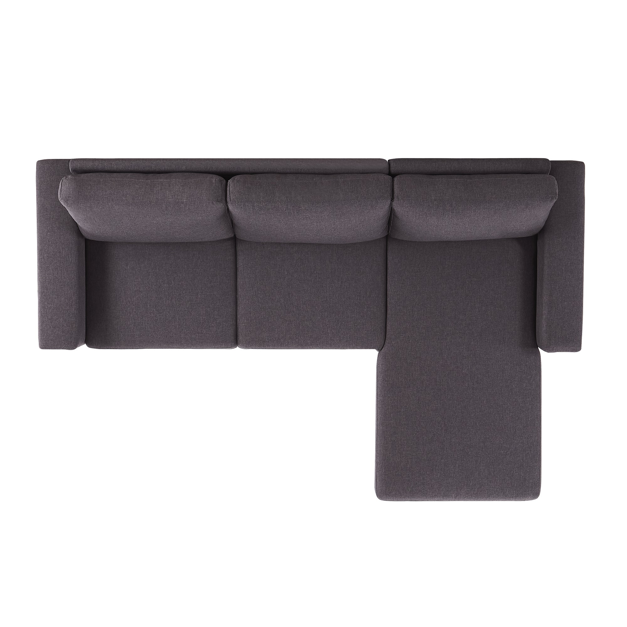 Orisfur. 83" Pull Out Sleeper Sofa Reversible L-Shape 3 Seat Sectional Couch with Storage Chaise for Living Room Furniture Set - Atlantic Fine Furniture Inc