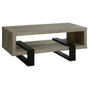 Dinard - Engineered Wood Coffee Table - Gray Driftwood - Atlantic Fine Furniture Inc