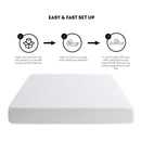 Green Tea Infused Memory Foam Full Mattress, 8 inch Gel Memory Foam Mattress for a Cool Sleep, Bed in a Box - Atlantic Fine Furniture Inc