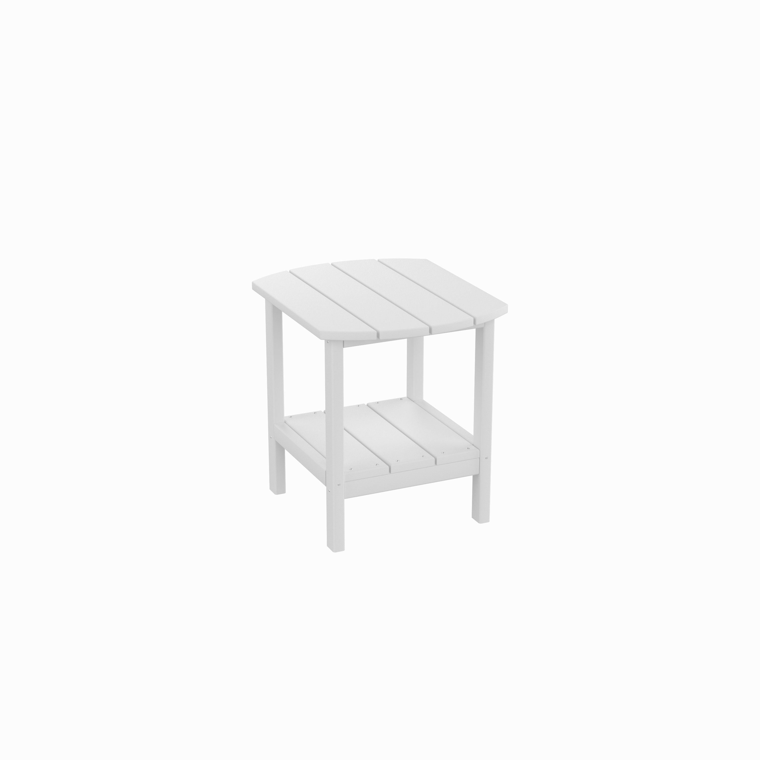 HDPE Side Table, White - Atlantic Fine Furniture Inc