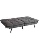 Convertible Memory Foam Futon Couch Bed, Modern Folding Sleeper Sofa-SF267FADGY - Atlantic Fine Furniture Inc
