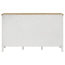 Hollis - 2 Door Dining Sideboard Buffet Storage Cabinet - White - Atlantic Fine Furniture Inc