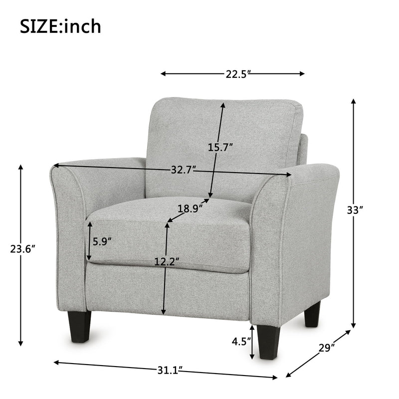 Armrest Single Sofa