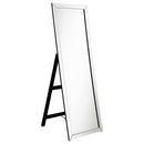 Soline - Framed Standing Floor Mirror - Silver - Atlantic Fine Furniture Inc