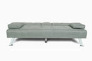 FUTON SOFA BED SLEEPER LIGHT GREY FABRIC（W22319412、W22332866） - Atlantic Fine Furniture Inc