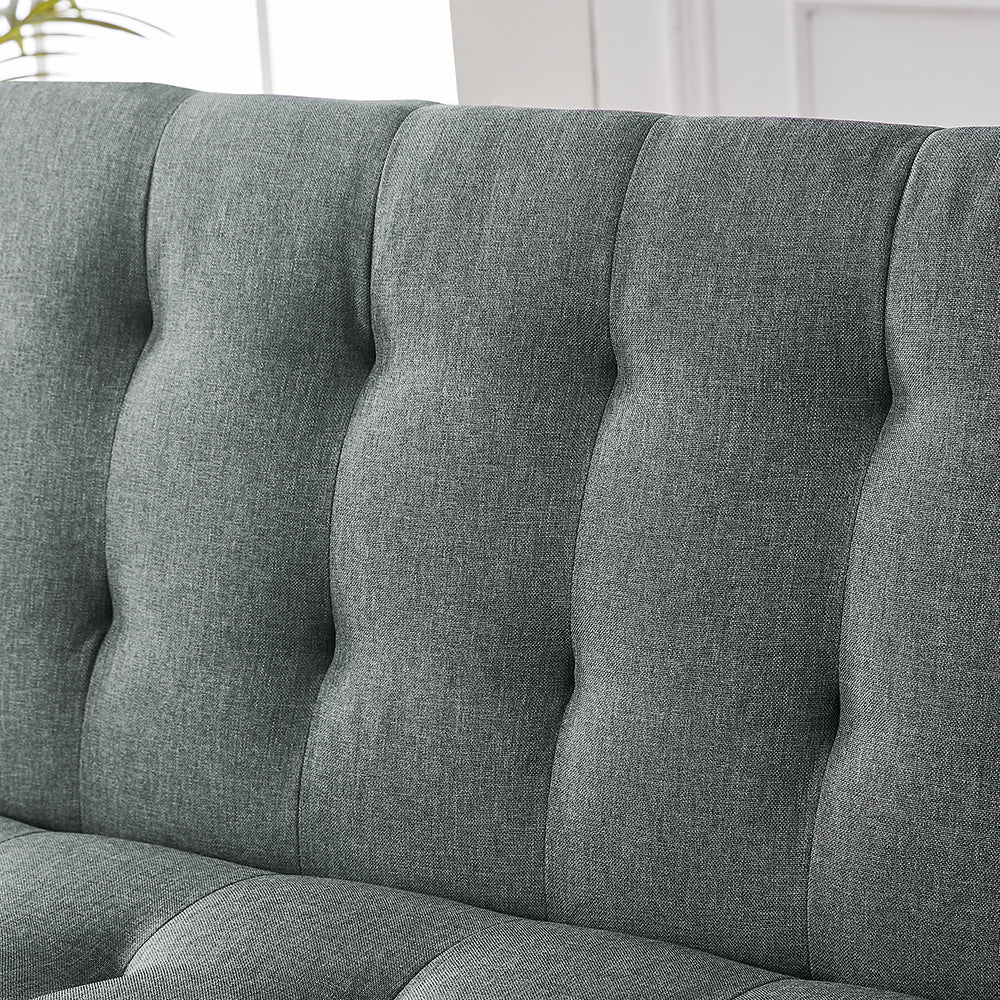 Futon Sofa Bed, Upholstered Convertible Folding Sleeper Recliner for Living Room - Atlantic Fine Furniture Inc