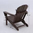Classic Solid All-weather Folding HDPE Adirondack Chair - Atlantic Fine Furniture Inc