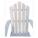 Outdoor or indoor  Wood Reclining Adirondack chair  White - Atlantic Fine Furniture Inc