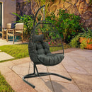 EGG SHAPE SWING CHAIR PATIO GRADEN HOME - Atlantic Fine Furniture Inc