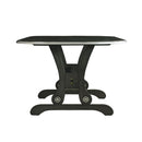 House - Beatrice Dining Table - Charcoal Finish - Atlantic Fine Furniture Inc