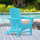 Resistant Adirondack Chair for Patio Deck Garden
Plastic Adirondack Chair, Fire Pit Chair, Blue,1 piece. - Atlantic Fine Furniture Inc
