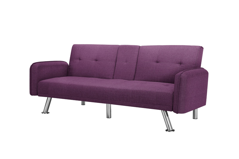 SLEEPER SOFA PURPLE COLOR（same  as W22339671。Size difference, See Details in page.）