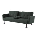 Convertible Folding Sofa Bed with Armrest , Fabric Sleeper Sofa Couch for Living Room . - Atlantic Fine Furniture Inc