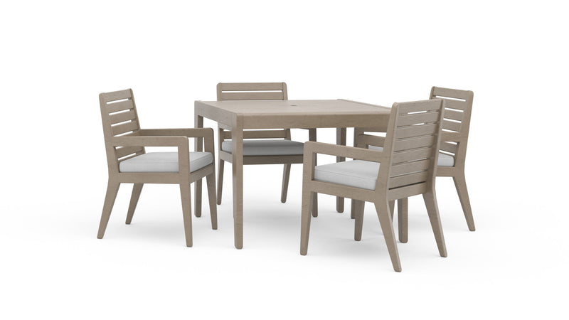 Sustain - Outdoor Dining Table, Armchairs Set