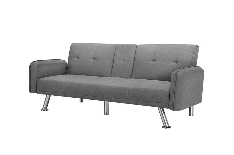 SLEEPER SOFA LIGHT GREY（same as W22339669。Size difference, See Details in page.）