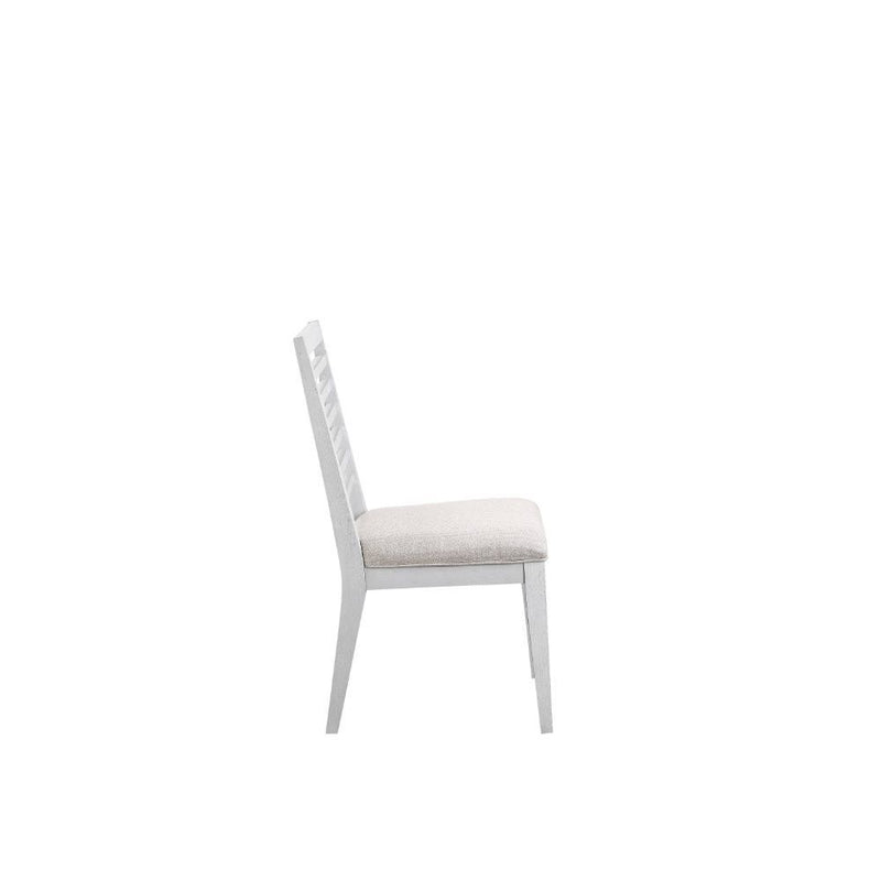 Aromas - Side Chair (Set of 2) - White Oak & Fabric