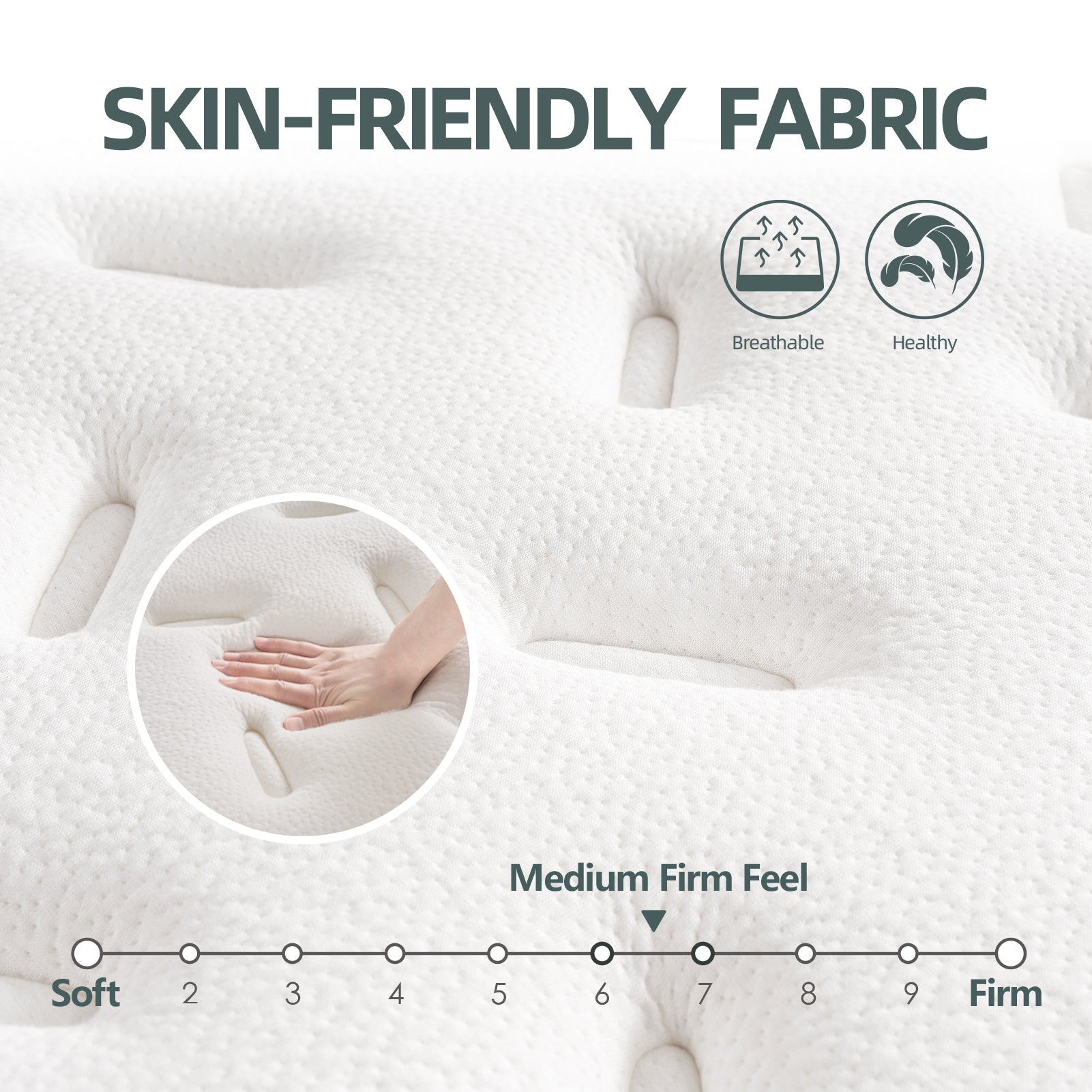 Full Mattress,10 Inch Hybrid Tight top Mattress, Memory Foam Pocket Spring Mattress Sleep Supportive & Pressure Relief, Medium Firm Feel Mattress in a Box, CertiPUR-US Certified - Atlantic Fine Furniture Inc