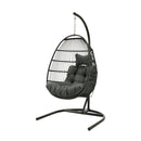 EGG SHAPE SWING CHAIR PATIO GRADEN HOME - Atlantic Fine Furniture Inc