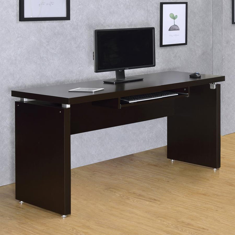 Skylar - Computer Desk With Keyboard Drawer - Cappuccino