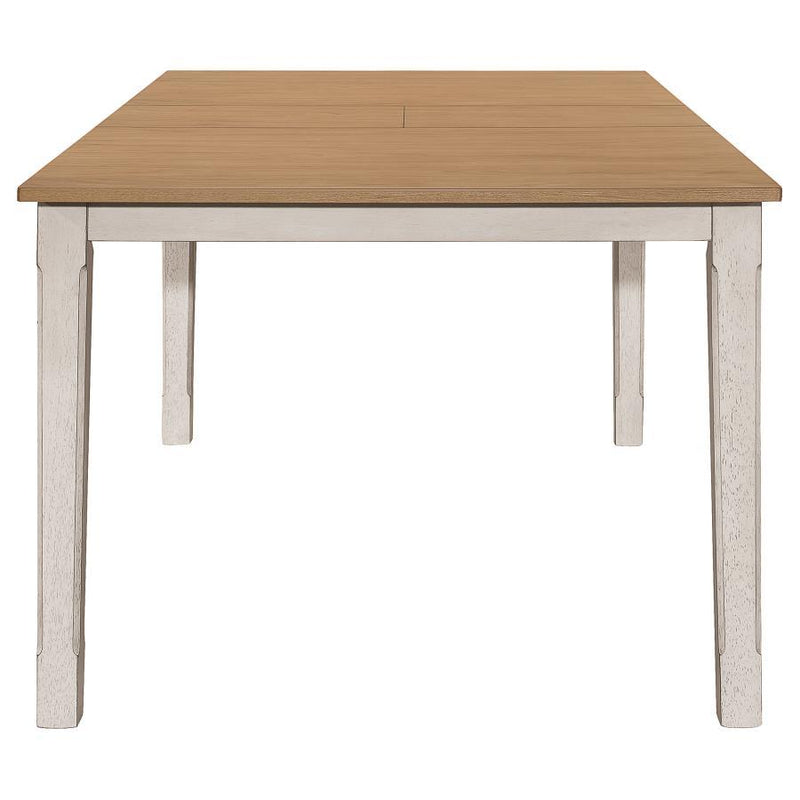 Kirby - Extension Leaf Dining Table - Rustic Off White