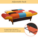 [VIDEO provided] U_STYLE Small Space Colorful Sleeper Sofa, Solid Wood Legs - Atlantic Fine Furniture Inc