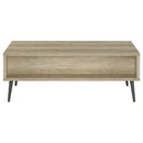 Welsh - 1-Drawer Engineered Wood Coffee Table Antique Pine - Distressed Pine - Atlantic Fine Furniture Inc