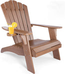 Polystyrene Adirondack Chair - Brown - Atlantic Fine Furniture Inc