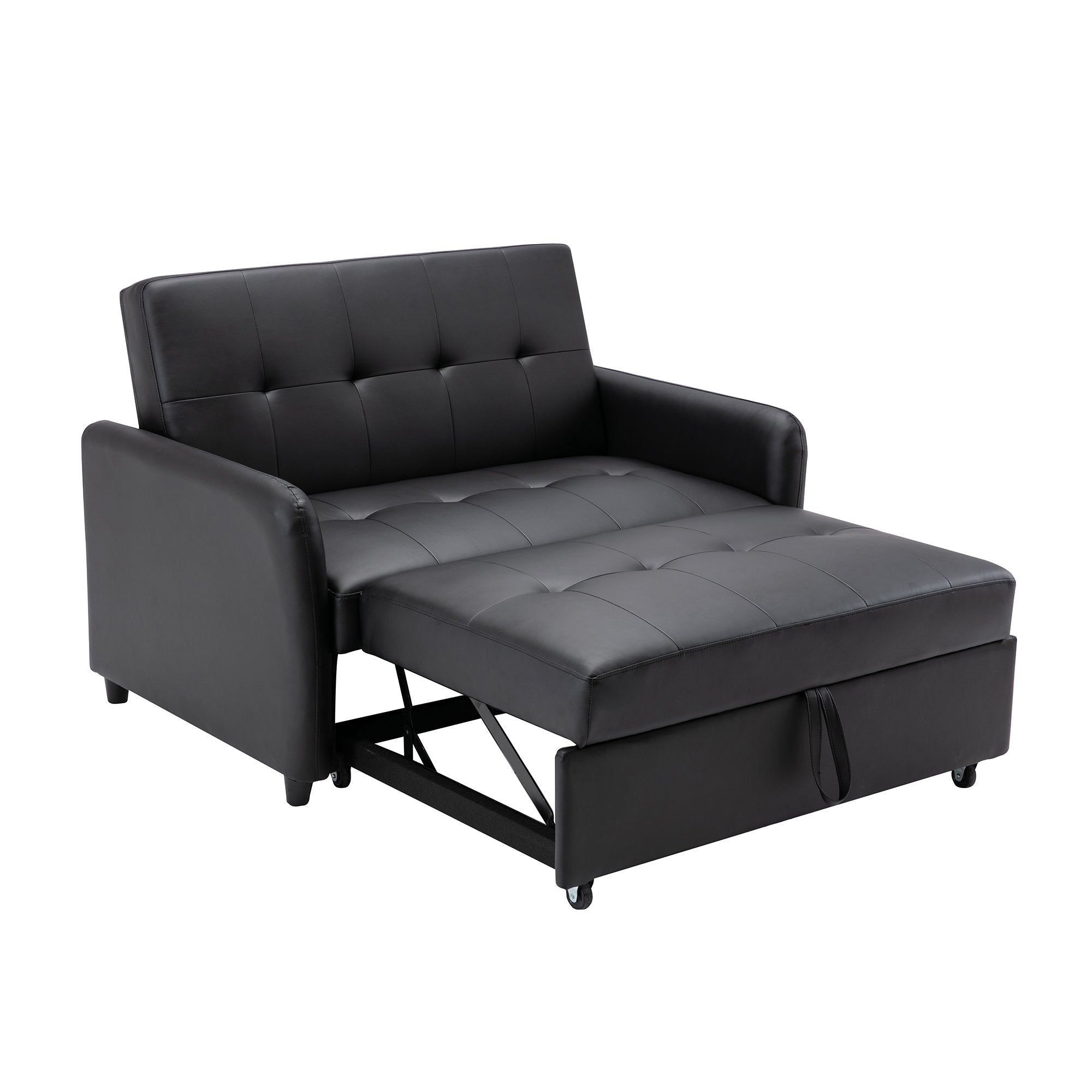 Orisfur. 51" Convertible Sleeper Bed, Adjustable Oversized Armchair  with Dual USB Ports for Small Space - Atlantic Fine Furniture Inc