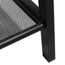 Wooden TV cabinet console, TV media cabinet/three-tier industrial storage cabinet with lockers - Atlantic Fine Furniture Inc