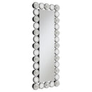 Aghes - Wall Mirror With Lighting - Silver - Atlantic Fine Furniture Inc