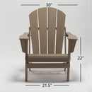 Classic Solid All-weather Folding HDPE Adirondack Chair - Atlantic Fine Furniture Inc