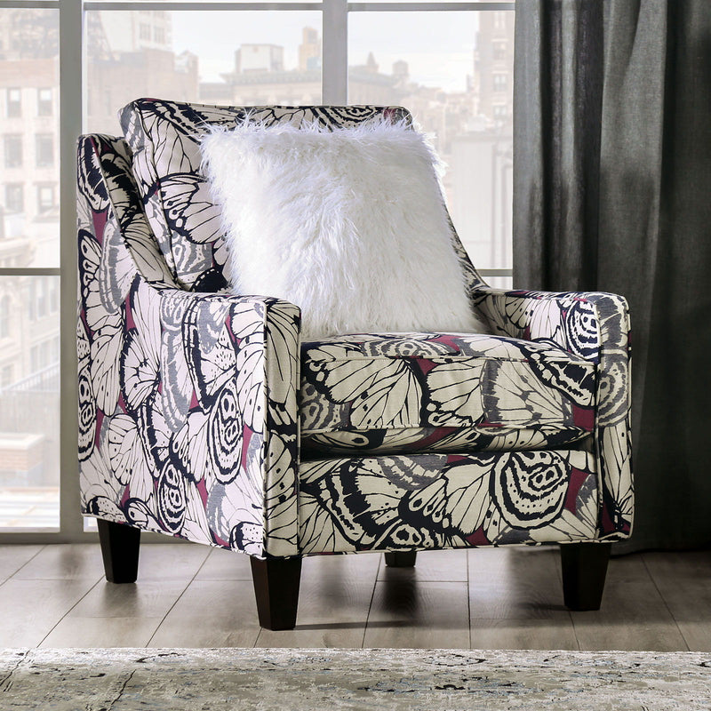 Jillian - Chair - Pattern / Ivory