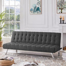 Futon Sofa Bed, Upholstered Convertible Folding Sleeper Recliner for Living Room - Atlantic Fine Furniture Inc