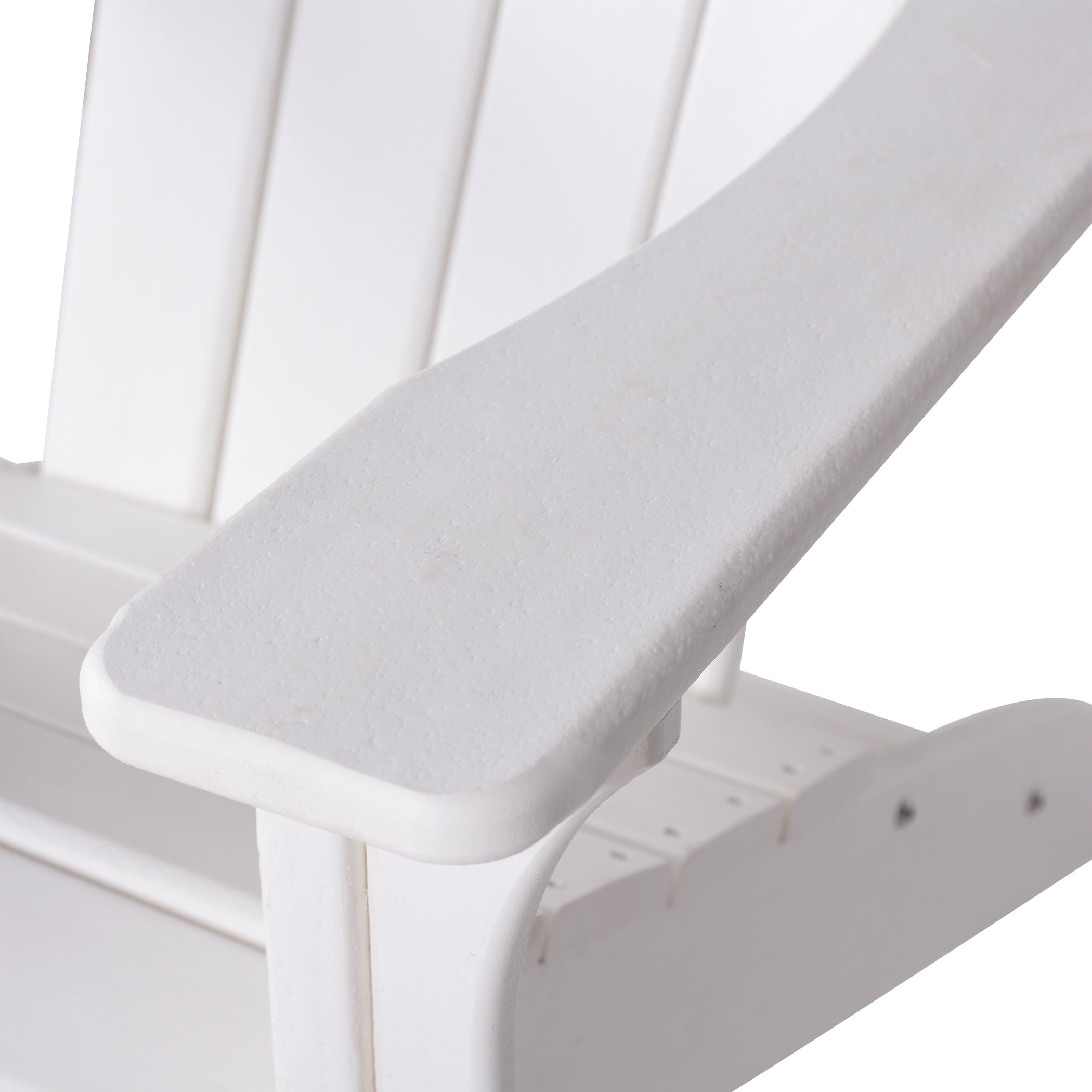 HDPE Adirondack Chair Sunlight Resistant no-Fading Snowstorm Resistant Outdoor Chair Patio Adirondack Chairs Ergonomic Comfort Widely Used for Fire Pits Decks Gardens,Campfire Chairs - White - Atlantic Fine Furniture Inc