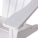 HDPE Adirondack Chair Sunlight Resistant no-Fading Snowstorm Resistant Outdoor Chair Patio Adirondack Chairs Ergonomic Comfort Widely Used for Fire Pits Decks Gardens,Campfire Chairs - White - Atlantic Fine Furniture Inc