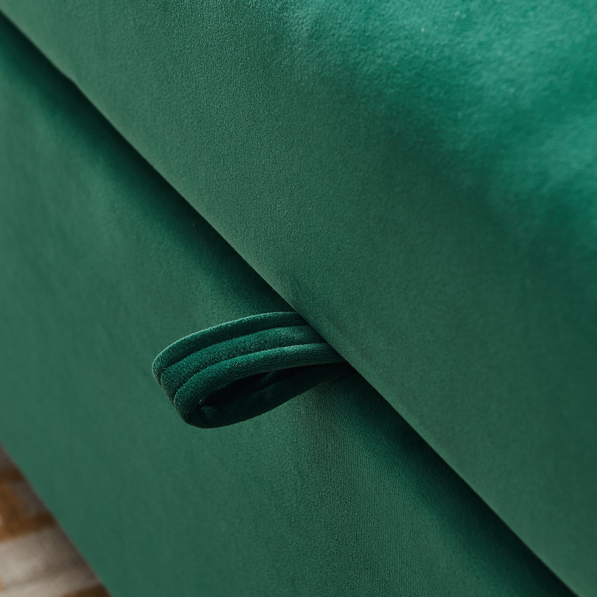 [VIDEO provided]55" Modern Velvet Sofa with Pull-Out Sleeper Bed with 2 Pillows Adjustable Backrest for Small Spaces Green - Atlantic Fine Furniture Inc