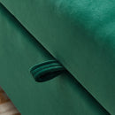 [VIDEO provided]55" Modern Velvet Sofa with Pull-Out Sleeper Bed with 2 Pillows Adjustable Backrest for Small Spaces Green - Atlantic Fine Furniture Inc