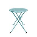 Premium Steel Patio Bistro Set, Folding Outdoor Patio Furniture Sets, 3 Piece Patio Set of Foldable Patio Table and Chairs - Atlantic Fine Furniture Inc