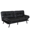 Convertible Memory Foam Futon Couch Bed, Modern Folding Sleeper Sofa-SF267PUBK - Atlantic Fine Furniture Inc