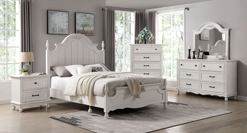 Georgette - Full Bed - Antique White