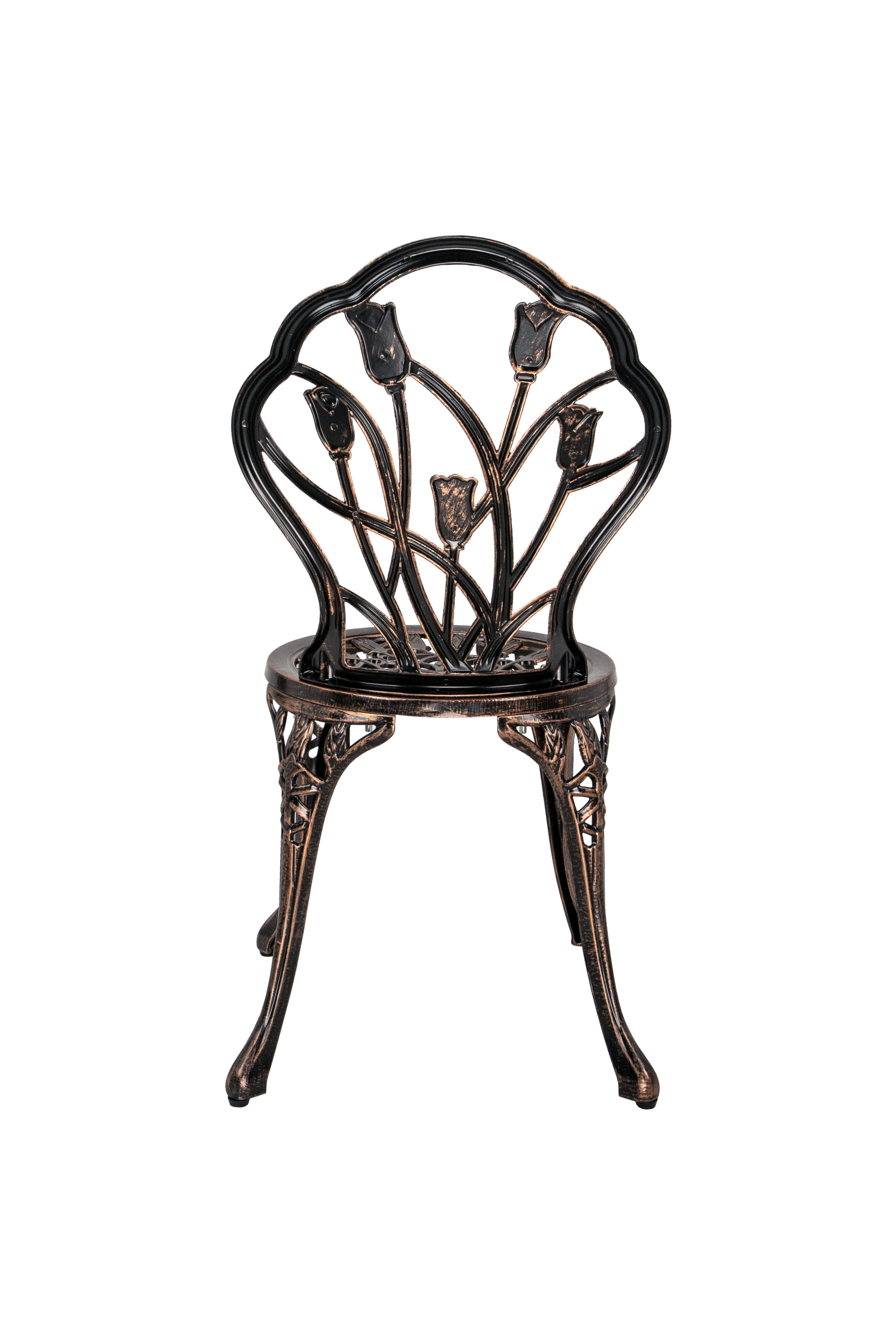 CAST ALUMINUM BISTRO TULIP SET - Atlantic Fine Furniture Inc