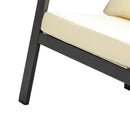 Helice Outdoor Conversation Aluminum 4 Piece Sofa Sets with Cushions - Atlantic Fine Furniture Inc